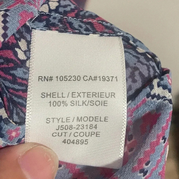 Joie Ghana Raspberry Silk Ruffle Tank S - Picture 5 of 5